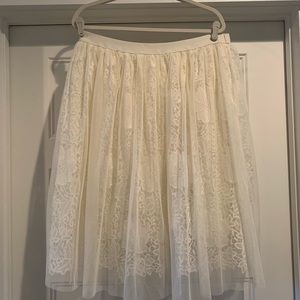 Modest lace skirt